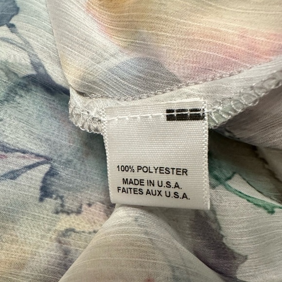 MISA LOS ANGELES Ella Mini Dress Chiffon Watercolor Print Pockets Size Small NWT - Picture 11 of 12